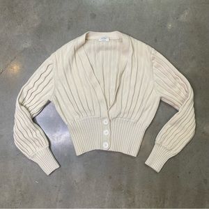 Wilfred Aritzia Plunge Front Cardigan